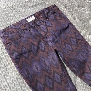 FREE PEOPLE PURPLE JEANS 30